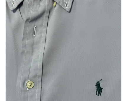 Polo Ralph Lauren Purple Yarmouth Short Sleeve Oxford Shirt