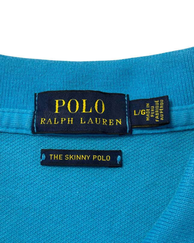 Polo Ralph Lauren Blue Skinny Polo Shirt