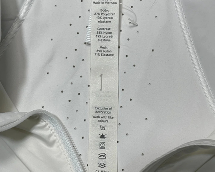 Lululemon White Full-Zip Lightweight Athletic Sports Jacket