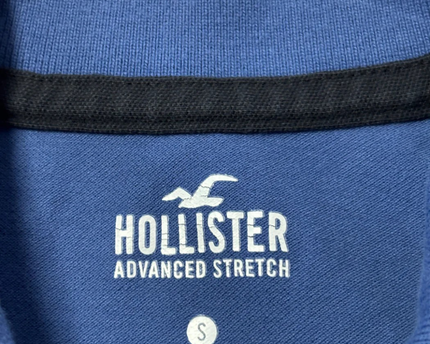Hollister Blue Advanced Stretch Polo Shirt