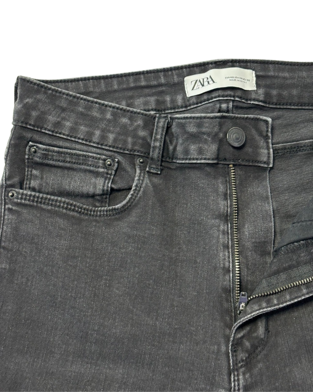 Zara Black High-Waist Skinny Jeans