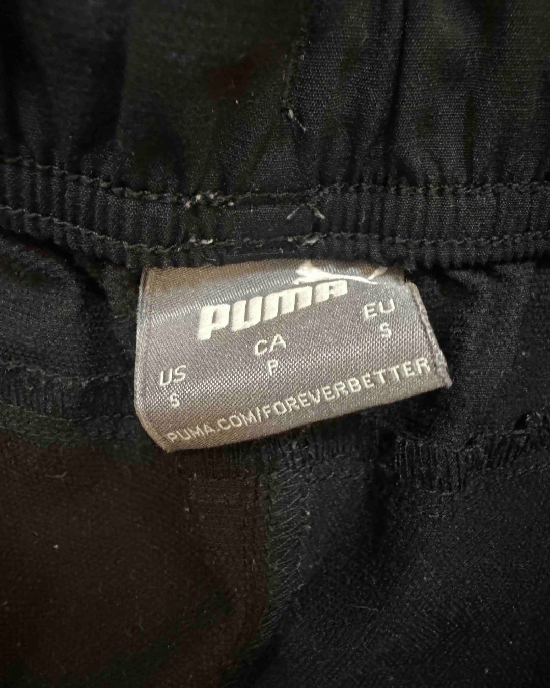 Puma Black Graphic Logo Training Shorts - XS | Waist: 26"