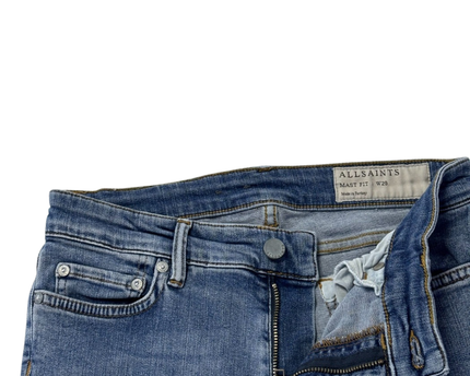 AllSaints Blue Mast Fit Skinny Jeans