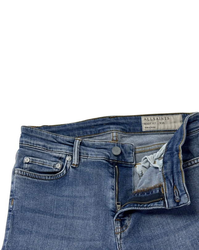 AllSaints Blue Mast Fit Skinny Jeans