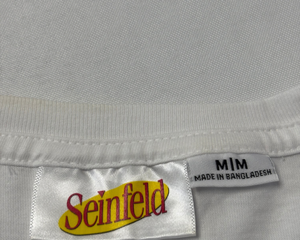 Seinfeld White Cast Graphic Tee Shirt
