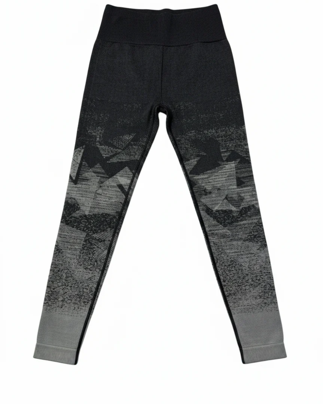 Gymshark Black/Grey Geo Seamless Leggings