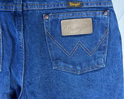 Wrangler Blue Straight Leg Cowboy Cut Jeans