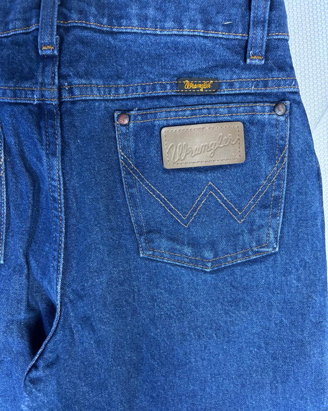 Wrangler Blue Straight Leg Cowboy Cut Jeans