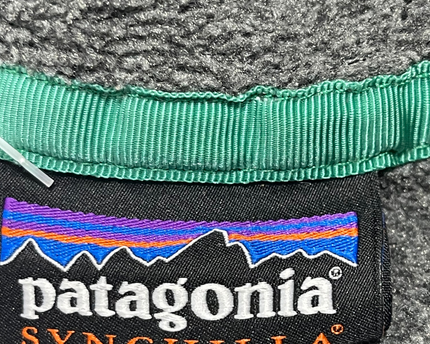 Patagonia Grey Synchilla Snap-T Fleece Sweater
