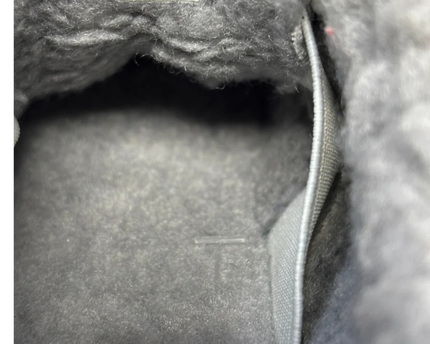 Vans Grey Sherpa-Lined Suede Sneakers