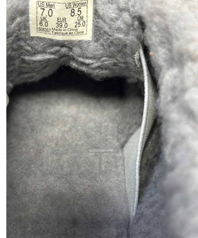 Vans Grey Sherpa-Lined Suede Sneakers