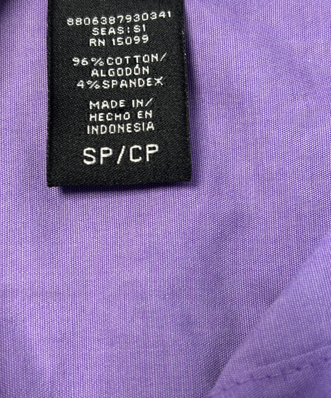 Apostrophe Purple Long Sleeve Button Down Shirt