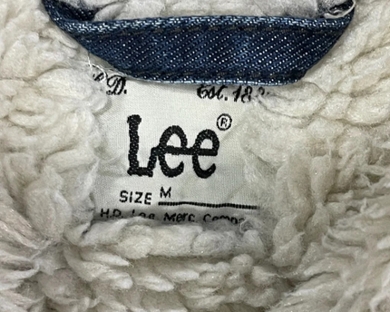 Lee Blue Denim Sherpa Collar Jacket
