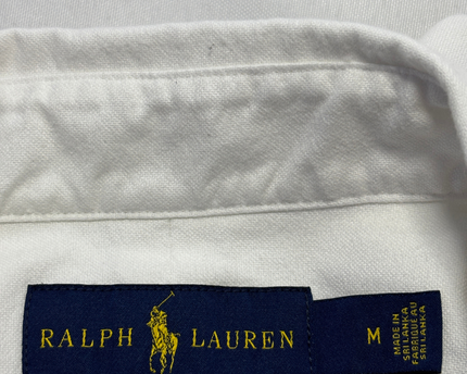 Ralph Lauren White Skull & Crossbones Classic Fit Shirt
