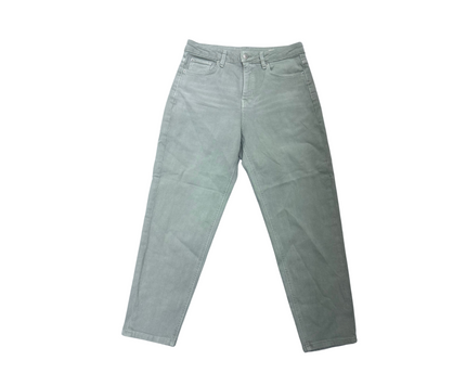 M&S Mint Green Mom Jeans - L | Waist: 30