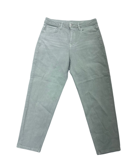 M&S Mint Green Mom Jeans - L | Waist: 30