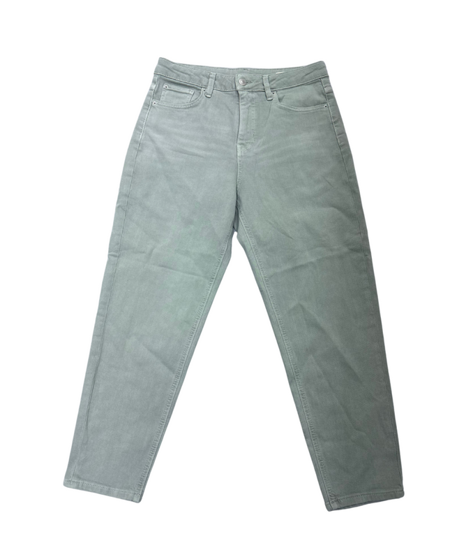 M&S Mint Green Mom Jeans - L | Waist: 30