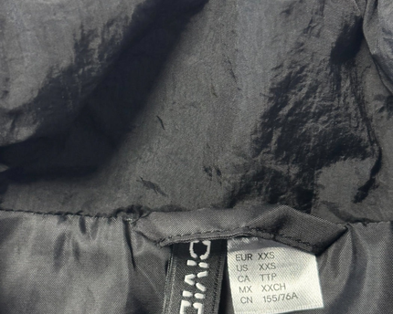 H&M Divided Black Puffer Vest