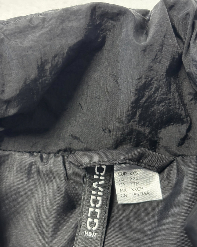 H&M Divided Black Puffer Vest