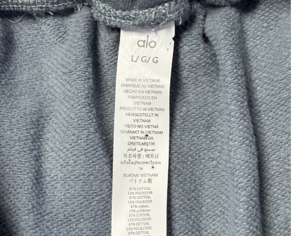 Alo Slate Blue Sports Shorts