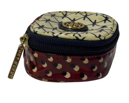 Tory Burch Multicolor Patterned Zip-Around Mini Pouch