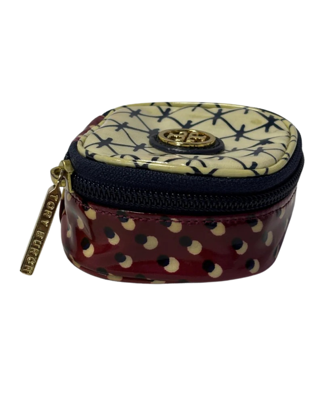 Tory Burch Multicolor Patterned Zip-Around Mini Pouch
