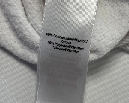 DKNY Sport White Graphic Logo Sweatshirt