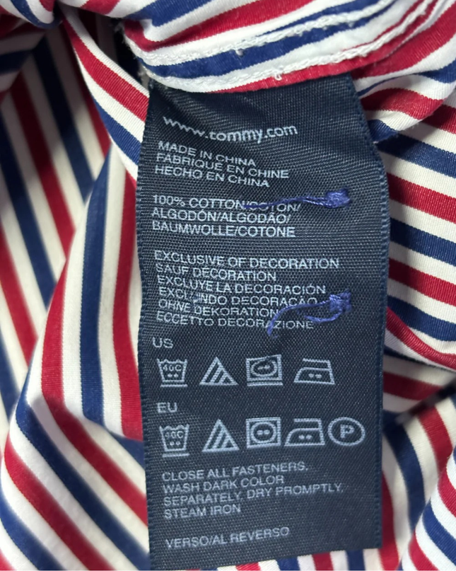 Tommy Hilfiger Multicolor Striped Custom Fit Shirt
