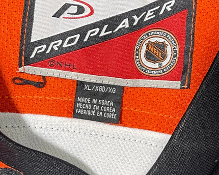 Pro Player Philadelphia Flyers NHL White Vintage Hockey Jersey