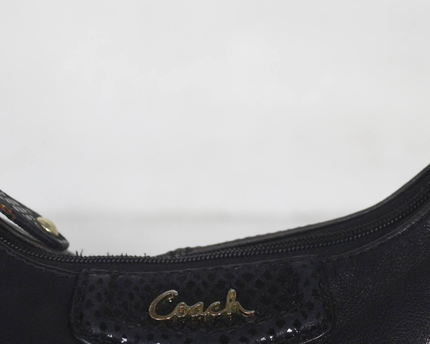 Coach Black Leather Crossbody Bag