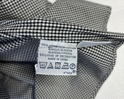 Ralph Lauren Black/White Gingham Custom Fit Shirt