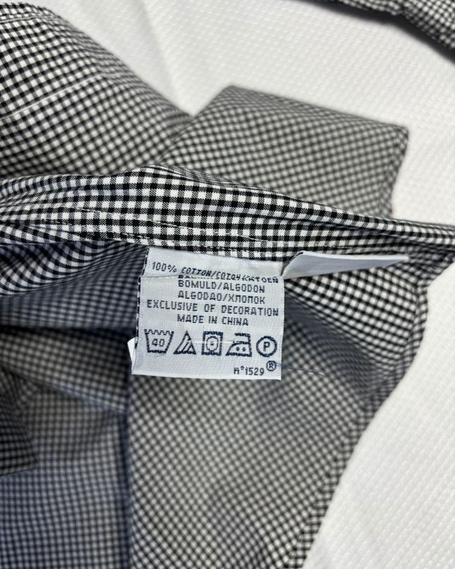 Ralph Lauren Black/White Gingham Custom Fit Shirt