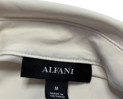 Alfani Off-white Button-Up Blouse