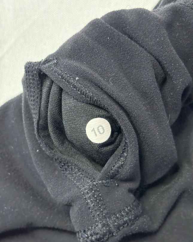 Lululemon Black High-Rise Cropped Leggings