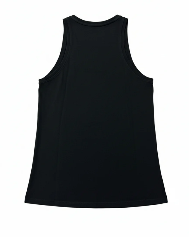 Nike Black Houndstooth Swoosh Dri-FIT Tank Top