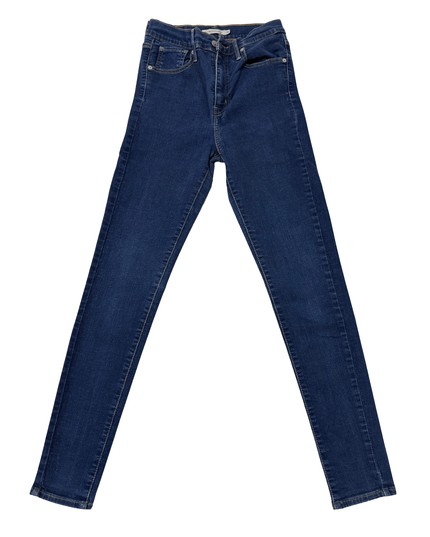 Levi’s Mile High Super Skinny Dark Blue High-Rise Jeans