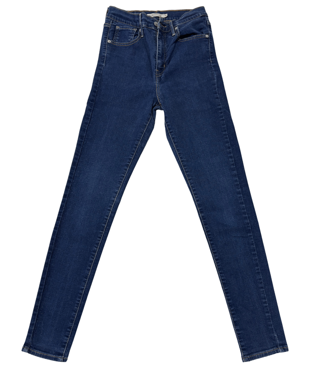 Levi’s Mile High Super Skinny Dark Blue High-Rise Jeans