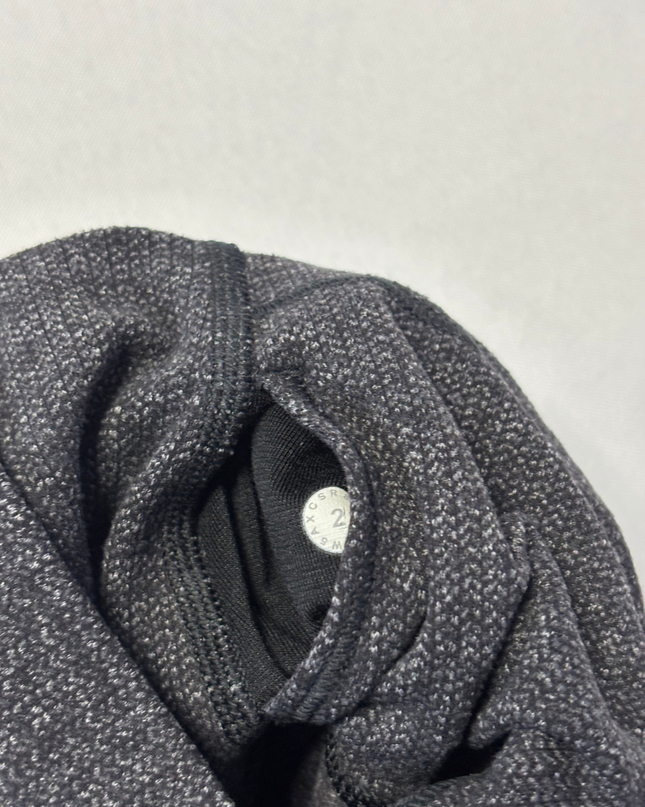 Lululemon Dark Grey High-Rise Textured Leggings
