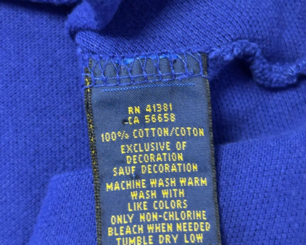 Polo Ralph Lauren Blue Short Sleeve Classic Fit Polo Shirt