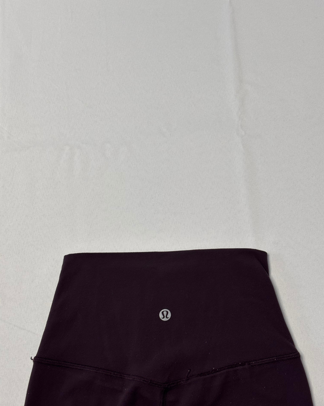Lululemon Burgundy Align High-Rise Crop Leggings
