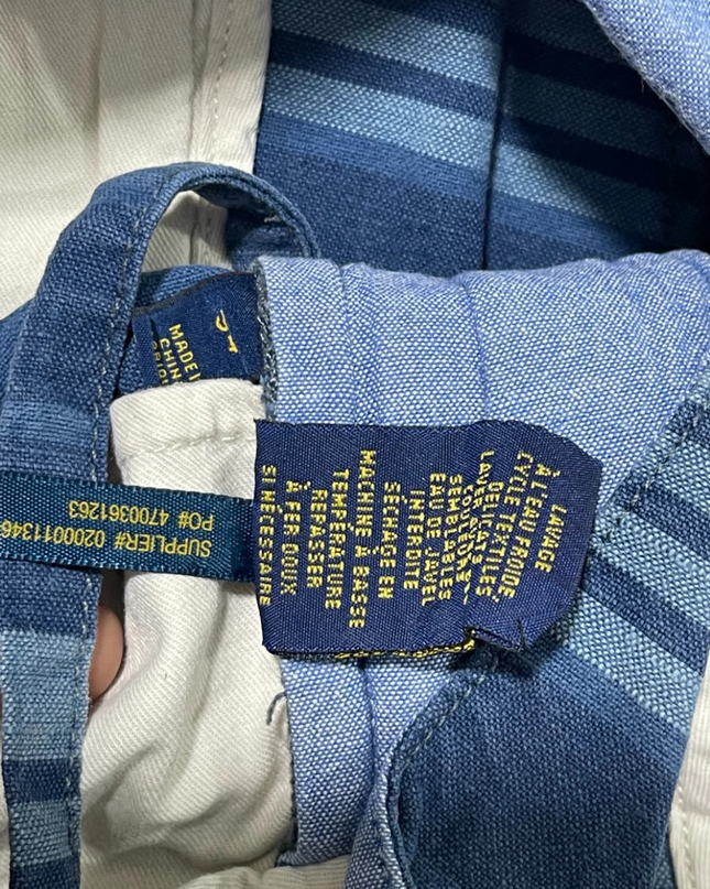 Polo Ralph Lauren Blue Striped Straight Fit Shorts