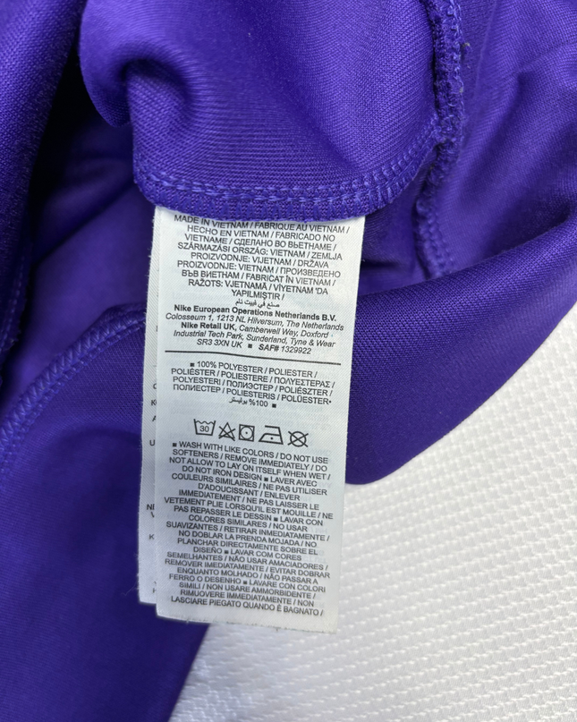 Nike Purple LA Lakers NBA Basketball Hoodie