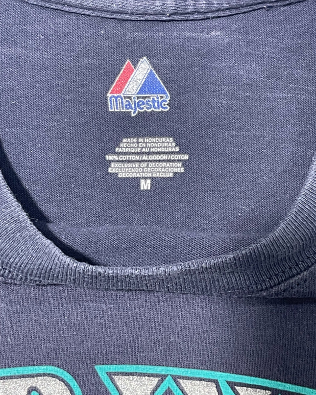 Majestic Navy Blue Seattle Mariners Ichiro Suzuki Graphic Tee