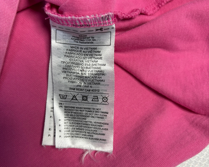 Adidas Pink 3-Stripe Short Sleeve Essential T-Shirt