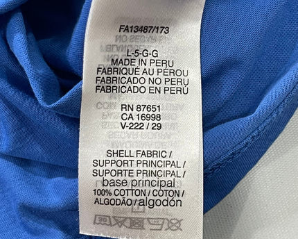 Lacoste Classic Blue Crew Neck T-Shirt