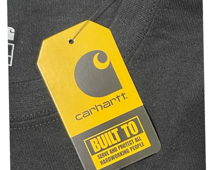 Carhartt Men's K87 Loose Fit Short-Sleeve Pocket T-Shirt - Black W/Tags