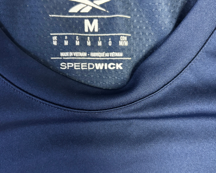 Reebok Navy Blue Men's Speedwick Performance Sports T-Shirt