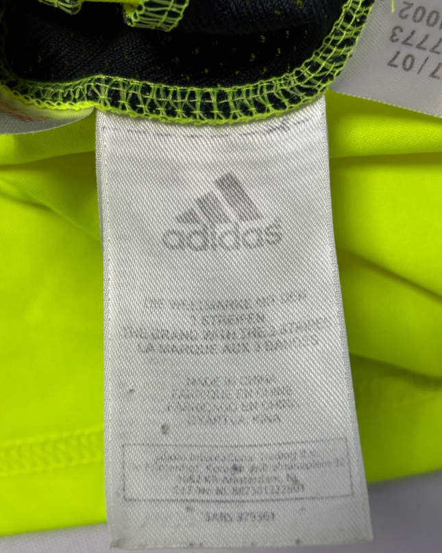 Adidas Chelsea FC 2007-08 Samsung Mobile Neon Yellow Jersey