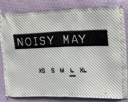 Noisy May Lilac Double-Breasted Structured Blazer