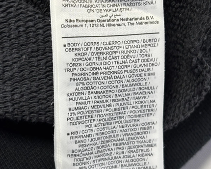 Nike SB Black Waffle Knit Utility Pocket Hoodie